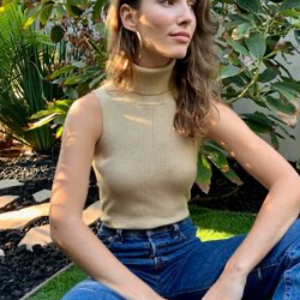 Camel Turtleneck